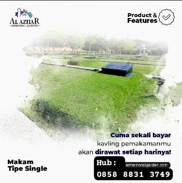 Jual Kavling Makam Muslim Al Azhar Type Single Gratis Perawatan Selamanya Harga Promo Di Kecamatan Mampang Prapatan, Jakarta Selatan